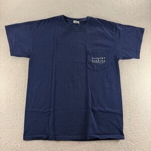 Gildan T-Shirt Mens Medium Navy Blue Alabama Crimson Tide Florida Gators Cotton